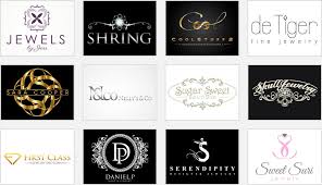 elegant jewelry logos with beauty