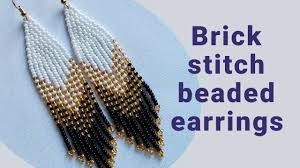 seed bead earrings tutorial for