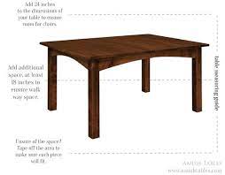 This site contains affiliate links from which we receive a compensation (like amazon for example). Table Seating Seating Measurement Guide Amishtables Com Amish Tables