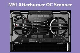 how to use msi afterburner oc scanner