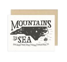 Goods & services:card, credit card services. North Carolina Card Mountains To Sea Gifted Boutique And Wrappery