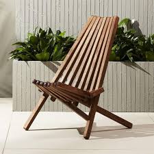 Maya Wood Outdoor Chair