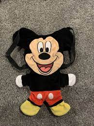 mickey mouse plush backpack w little
