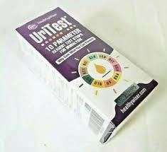 Detalhes Sobre Healthywiser Uritest 10 Parameter Reagent With 100 Test Strips For Urinalysis