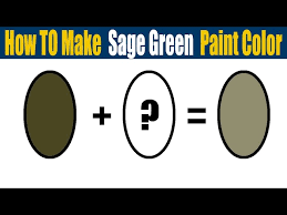 How To Make Sage Green Paint Color