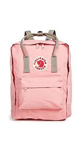 Fjallraven Womens Kanken Backpack Fog Pink One Size
