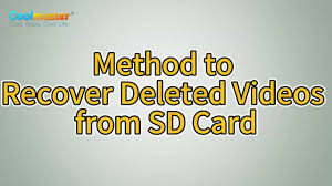 to recover deleted videos from sd card
