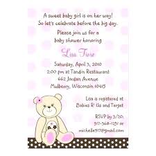 Baby Shower Invitations Teddy Bear Theme Sugar Cookie Invitation