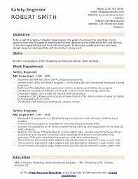 The objectives of a software engineer's resume. Safety Engineer Resume Samples Qwikresume