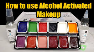 how to use alcohol activated makeup