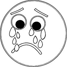 Sad face coloring page eliolera. Sad Face Emoji No Color Novocom Top