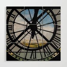 Giant Glass Clock At The Musée D Orsay