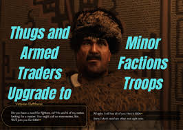 hireable minor faction troops at mount