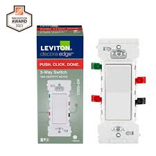 leviton decora edge 15 3 way switch