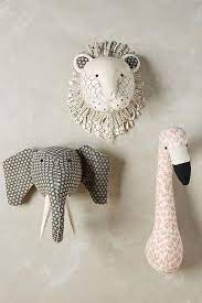 Nursery Ideas Mounted Animal Heads