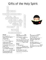 gifts of the holy spirit crossword