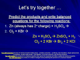 chapter 11 chemical reactions types of