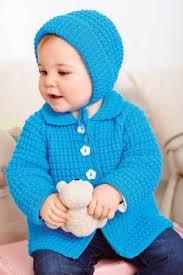 Vintage Baby Jacket And Bonnet Knitting