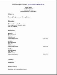 Free Blanks Resumes Templates Free Blank Resume Examples