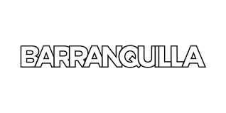 barranquilla in the colombia emblem