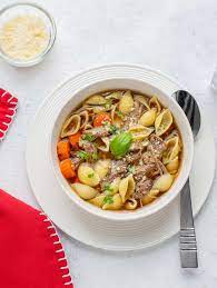 italian beef soup with pasta ss