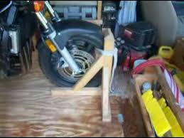 home made front wheel chock you