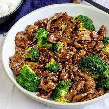takeout style chinese beef and broccoli