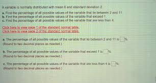 a variable is normally distributed with