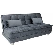 Three Seater Sofa Cum Bed Grey