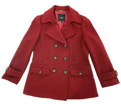 Pea Coat Red Coats Jackets Vests For