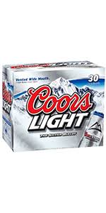 coors light 30 pack cans