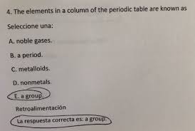 solved 4 the elements in a column of