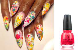 nail files how to splatter design your