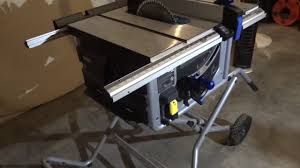 My homemade table saw still needed a fence. Save Money Kobalt Portable Table Saw Review Youtube
