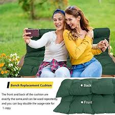 Lsxlkha Outdoor Swing Cushions 3 Seater