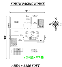 Before you redesign, consider switching up the room's layout. 31 X38 2bhk Awesome Furnished South Facing House Plan Layout As Per Vastu Shastra Autocad Dwg And Pdf File Details Cadbull