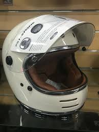 motorbike road helmet white