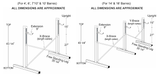 free standing frame specifications