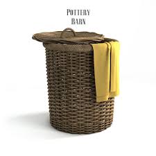 Earn 10% back in rewards 1 when you shop with your pottery barn credit card, or opt for 12 months special financing on purchases of $750+. Pottery Barn Round Perry Wicker Basket Hamper Havana Weave By Erkin Aliyev