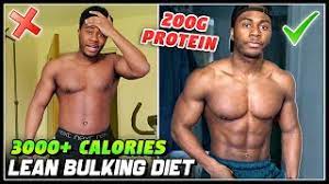 3000 calorie t bulking full day of