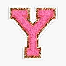 Drawn from the meaning of the term uchiwa in japanese, the uchiha clan has adopted a fan as their clan symbol. Letter Y Pink Glitter Stickers Redbubble