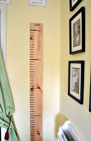 Pottery Barn Ruler Growth Chart Knock Off
