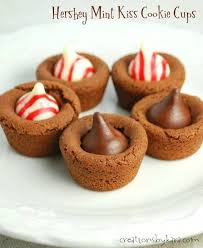 Makes about 2 1/2 dozen. Hershey Mint Kiss Cookie Cups Christmas Cookie Recipe