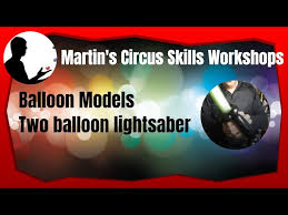 make a balloon lightsaber