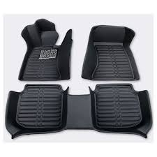 leather floor mat 3d complete set for