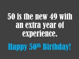 50th Birthday Card Messages, Wishes, Sayings, and Poems: What to ... via Relatably.com