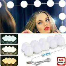make up mirror lights 10 led kit bulbs