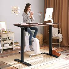 Sauder select collection computer desk. Walnew Office Desk Electric Standing Desk With Height Adjustable Computer Stand Up Table Home Workstation With Wood Tabletop Walmart Com Walmart Com