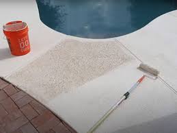 Painting A Concrete Pool Deck What To