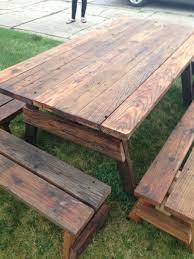 Reclaimed Barn Wood Pic Nic Table